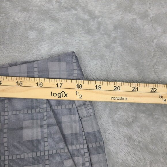 Adidas Men’s‎ Climalite Gray Plaid Golf Athleisure Shorts Sz 36 Men's Casual - Picture 5 of 8